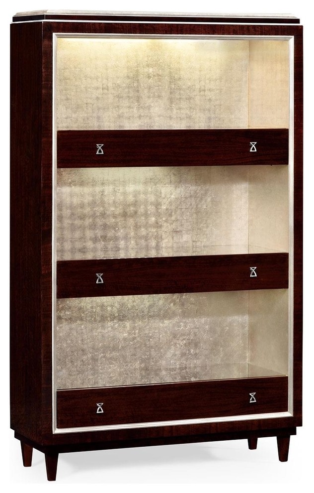 Bookcase Jonathan Charles Belgravia Black Transitional