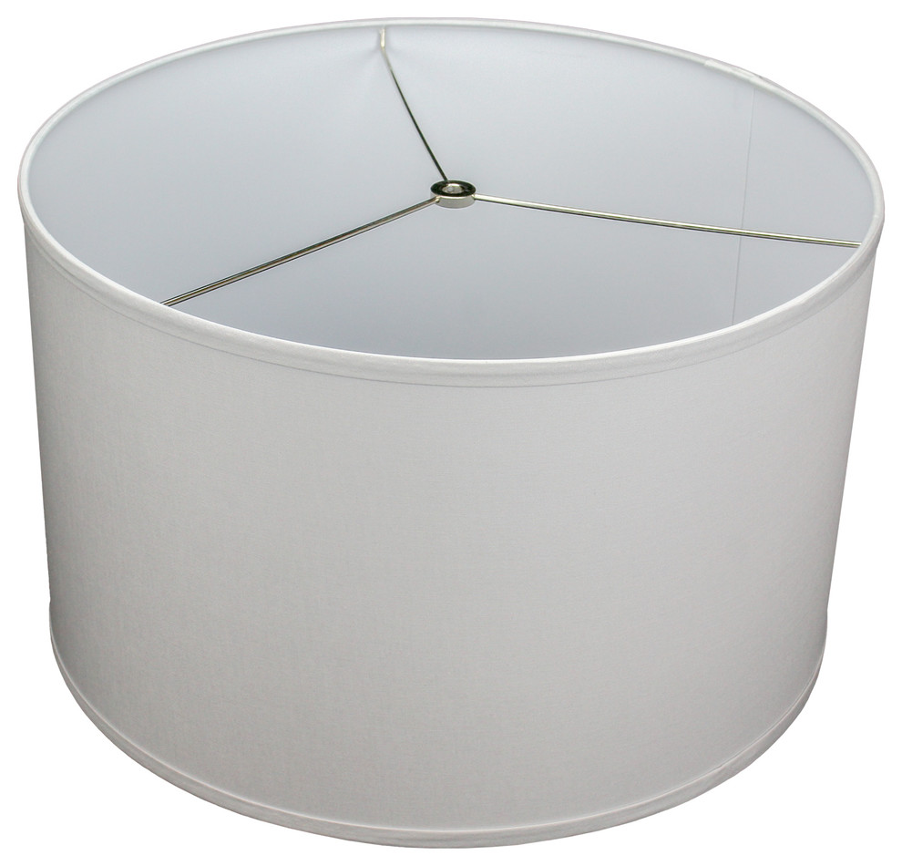 Fenchel Shades, 18"x18"x11' Spider Attachment Drum Lamp Shade