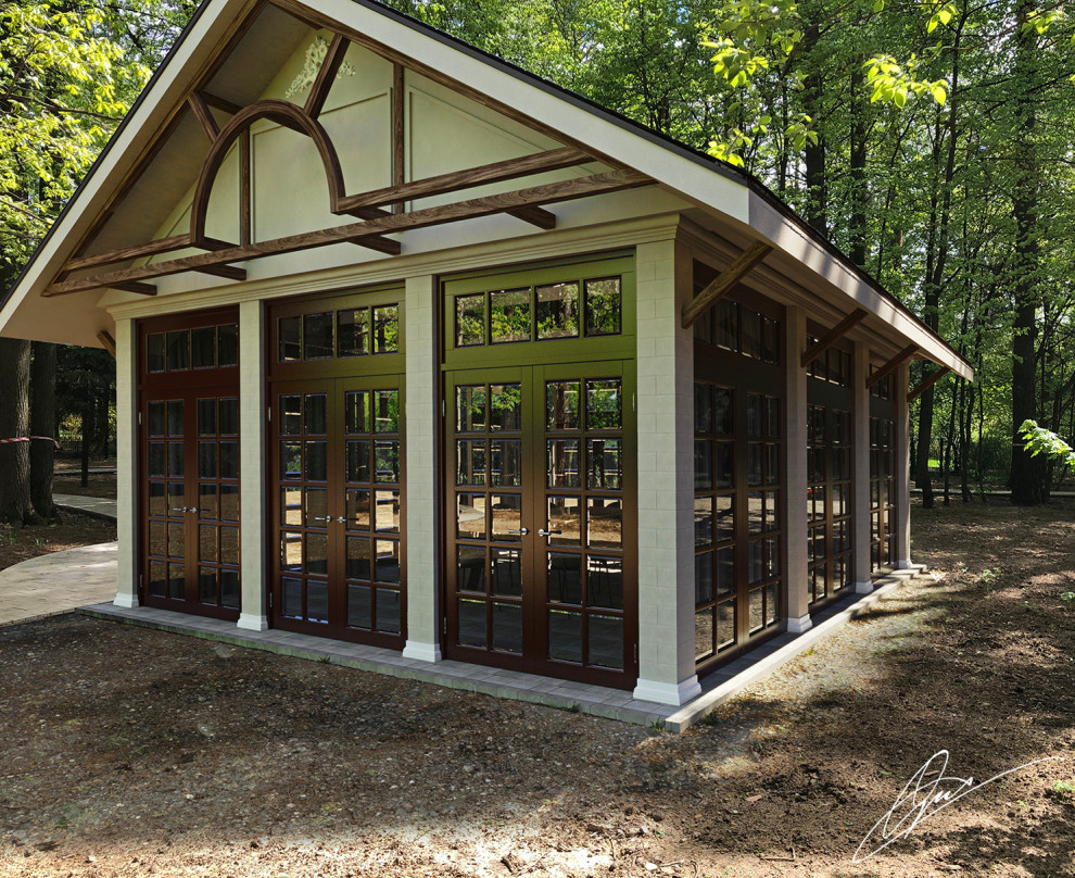 Закрытая беседка в КП "Довиль"