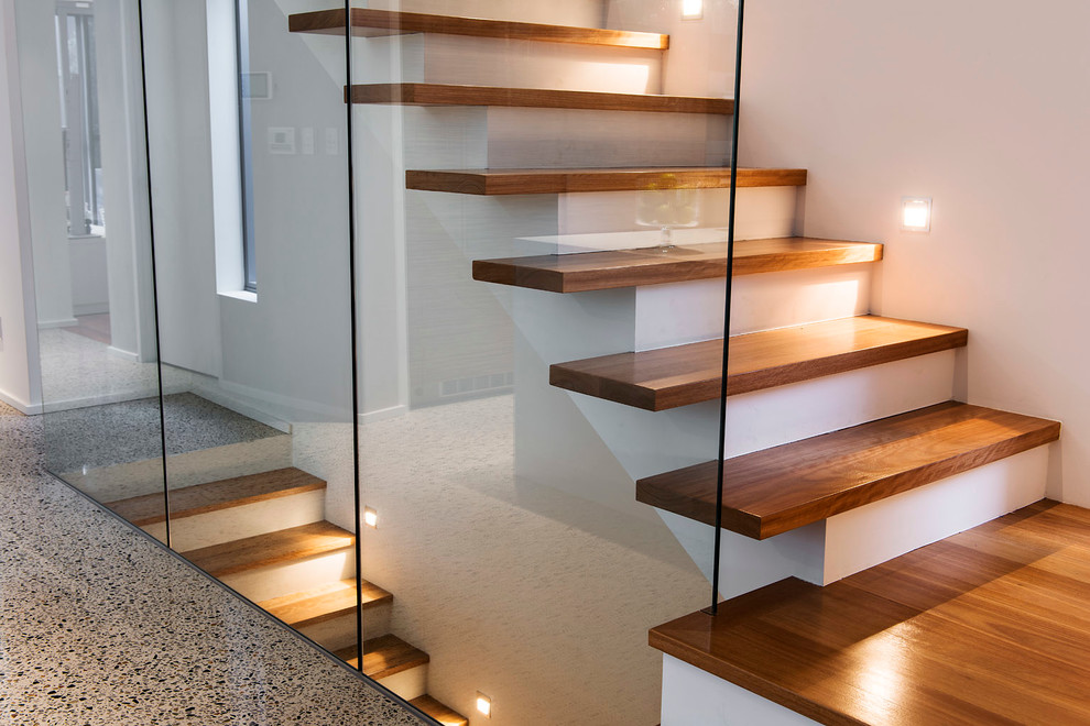 Design ideas for a modern staircase in Perth.