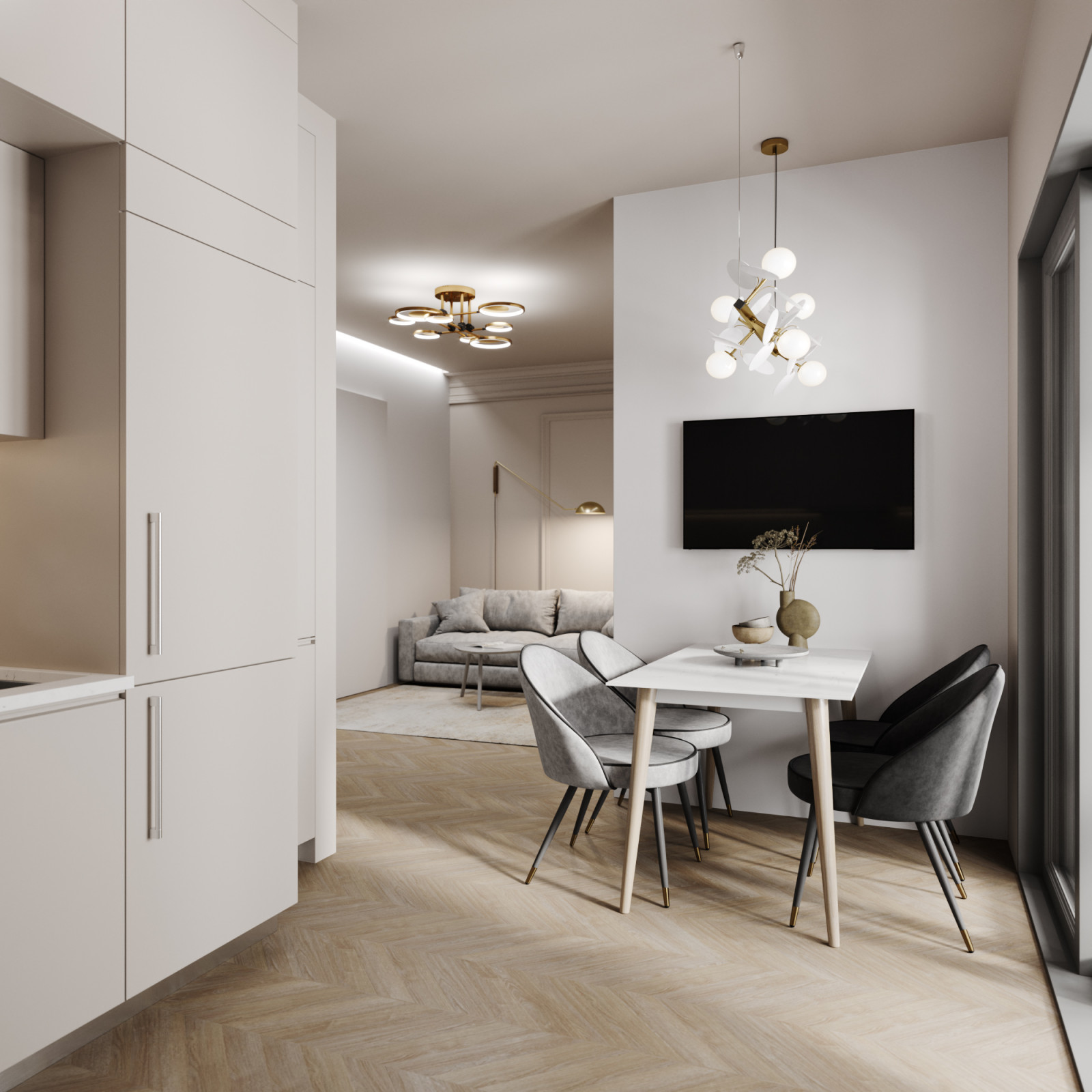 Однокомнатная квартира для студентки