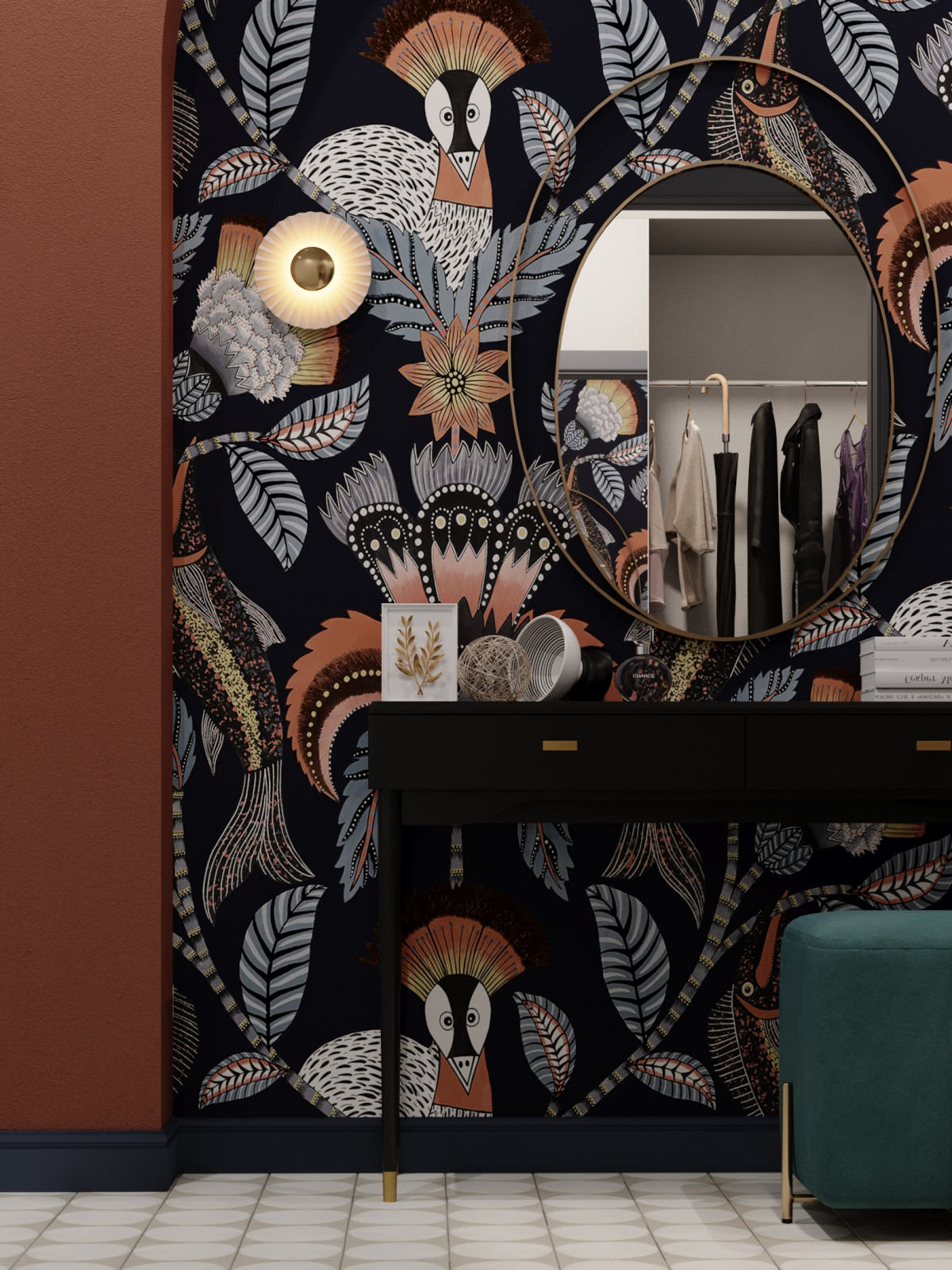 Квартира с ярким характером 120м2