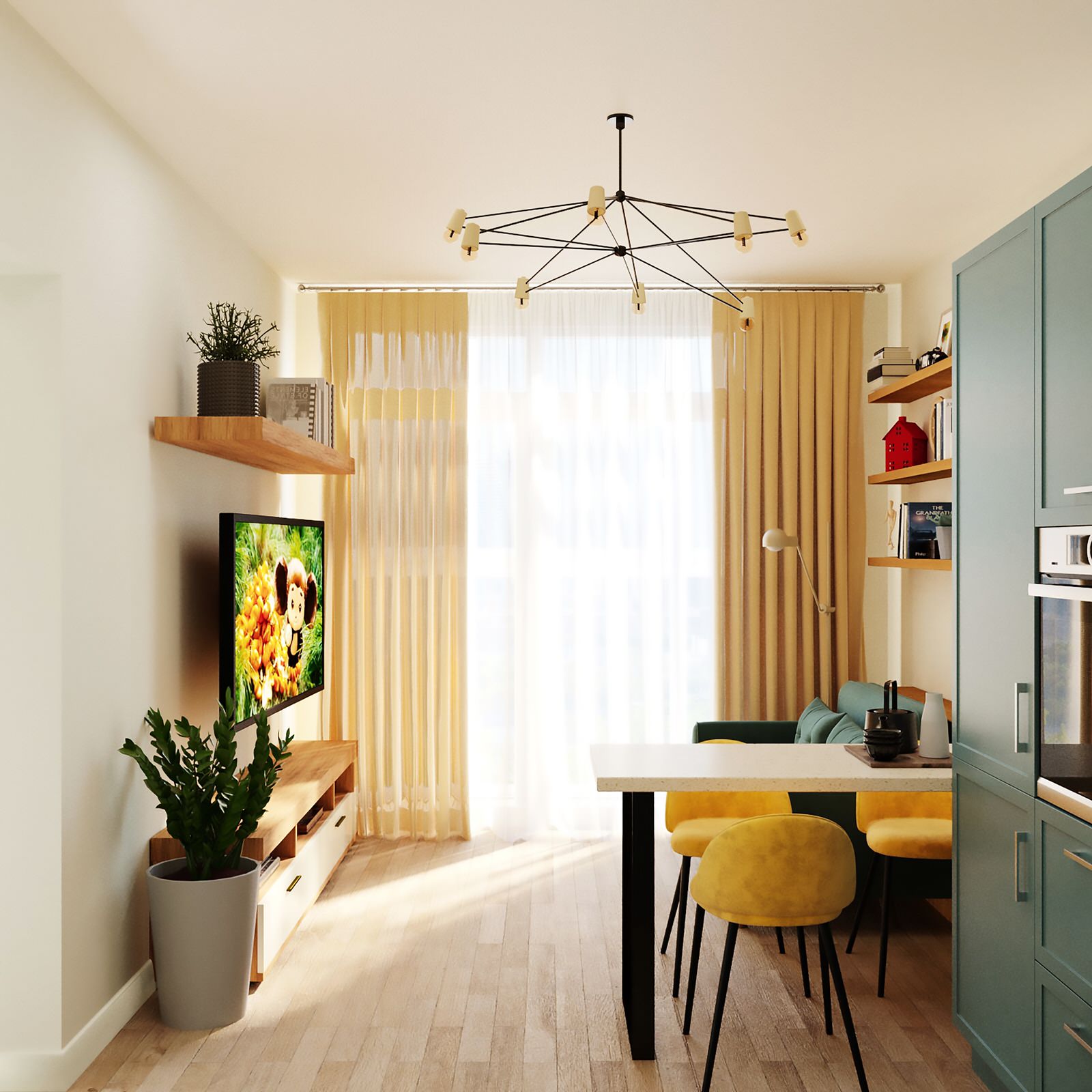 Кухня ЖК Светлый