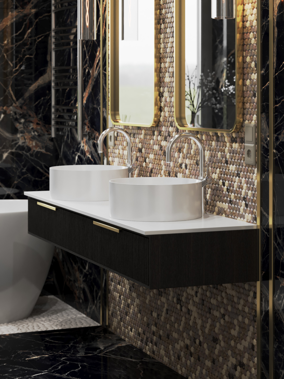 санузел в частном доме у моря