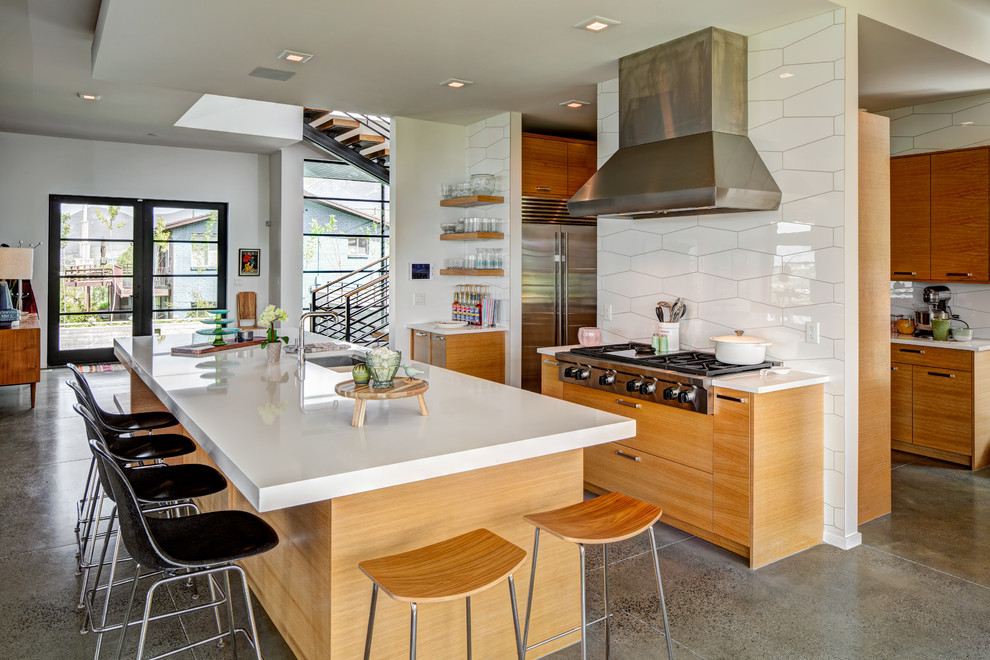 Inspiration for a midcentury kitchen in Salt Lake City.