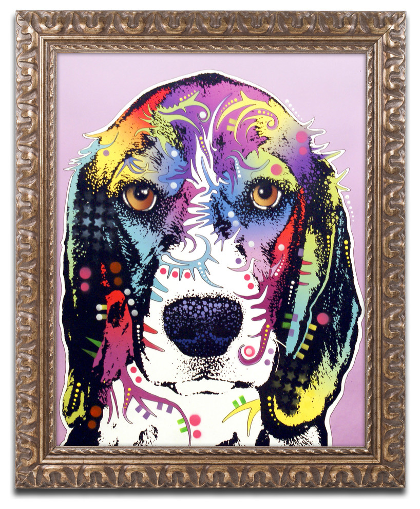 Dean Russo '4 Beagle' Ornate Framed Art, 16"x20"