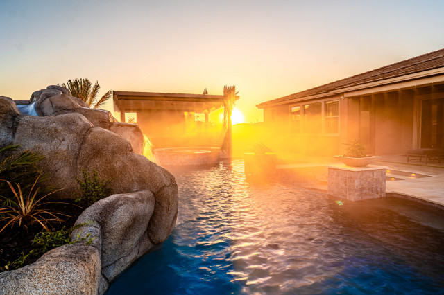 Custom Pool/Landscape Serenity in Chandler, AZ contemporary-swimming-pool