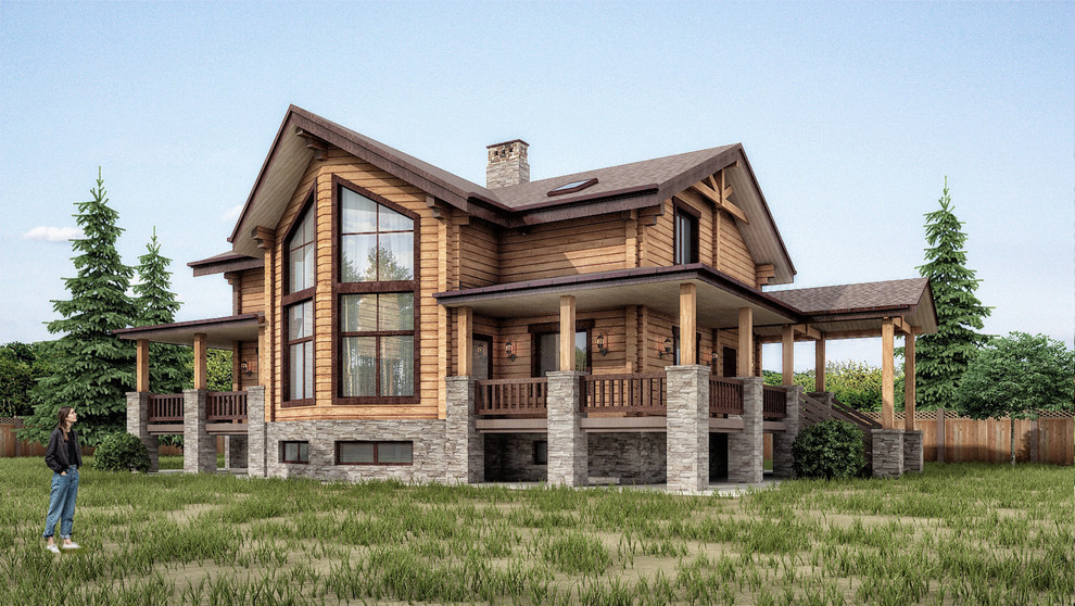 Индивидуальный жилой дом в деревне Каменка