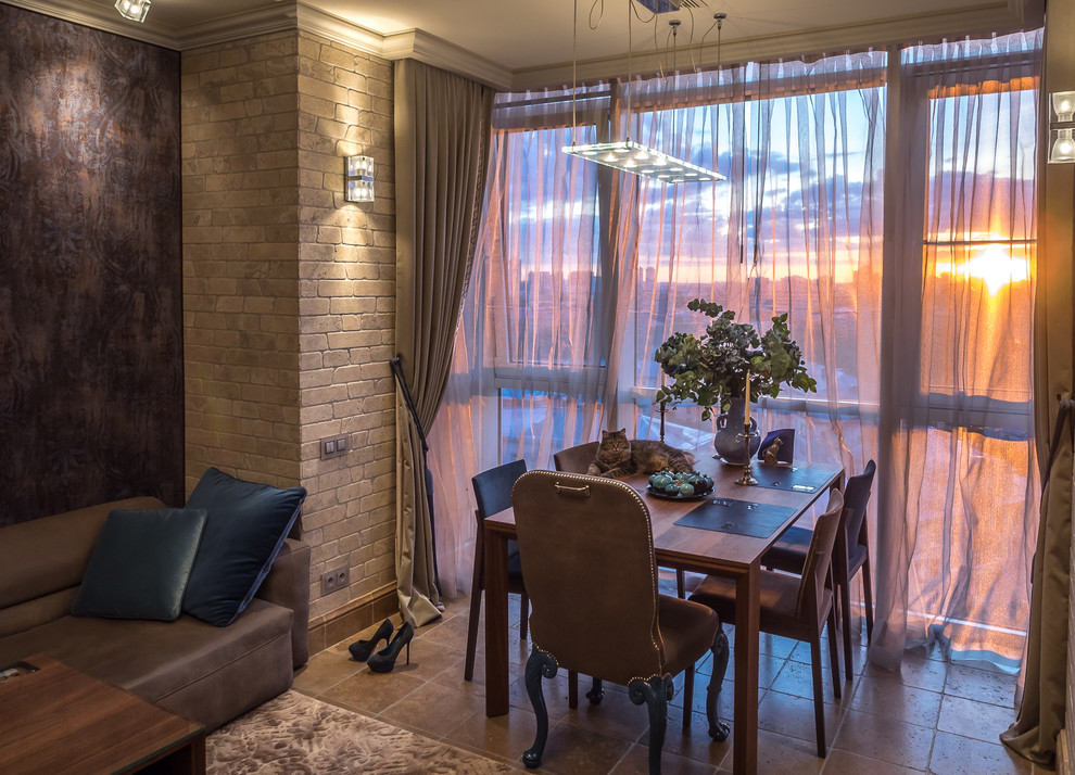 Пентхаус с видом на закат.