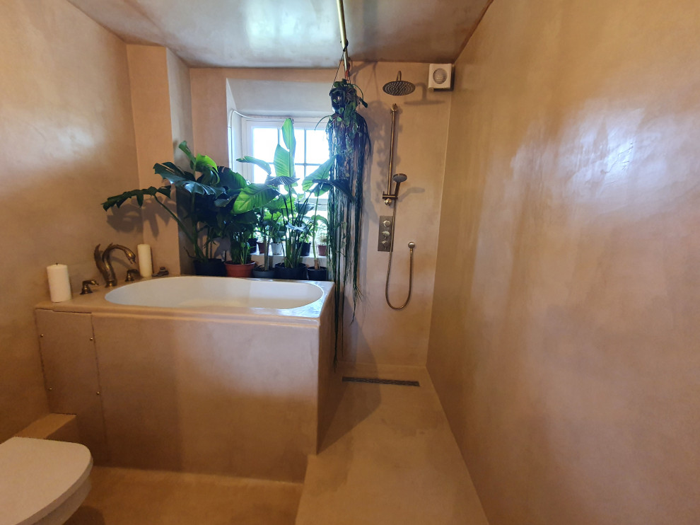Microcement bathroom renovation