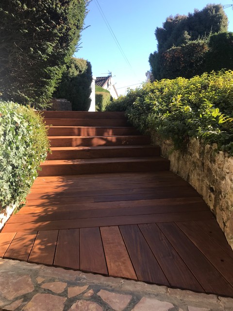 Escalier exterieur tropical-staircase