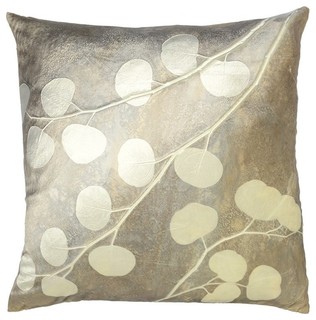 Eucalyptus on Carmenite Pillow, 31x51cm Aviva Stanoff Pink Quartz Pillow