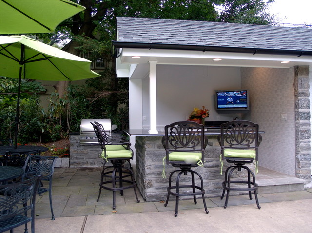 Outdoor Tv Installation Eclectic Patio Philadelphia By