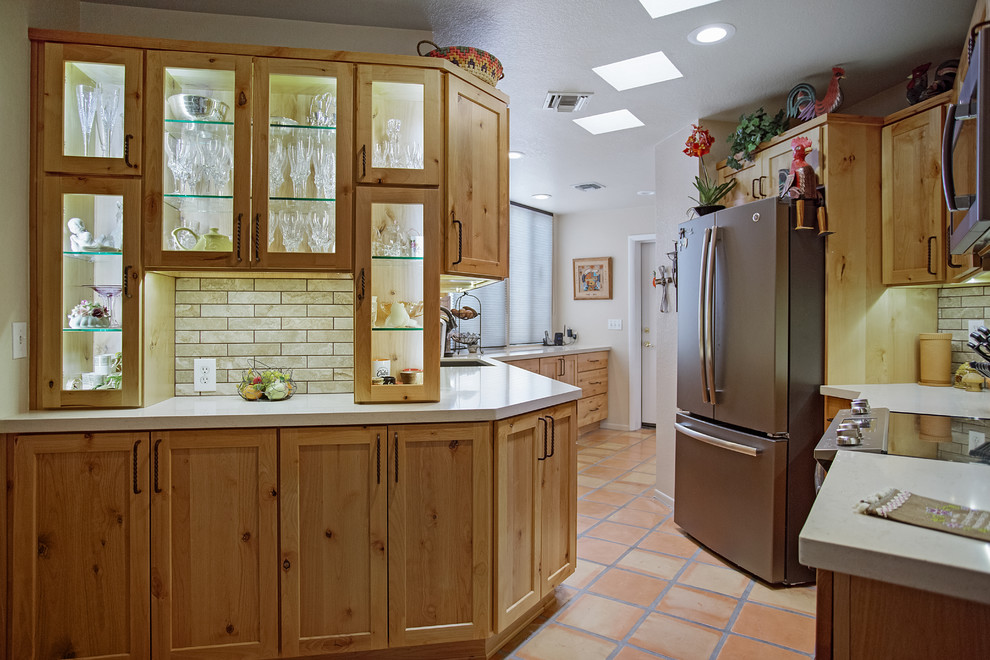 Home design - rustic home design idea in Phoenix