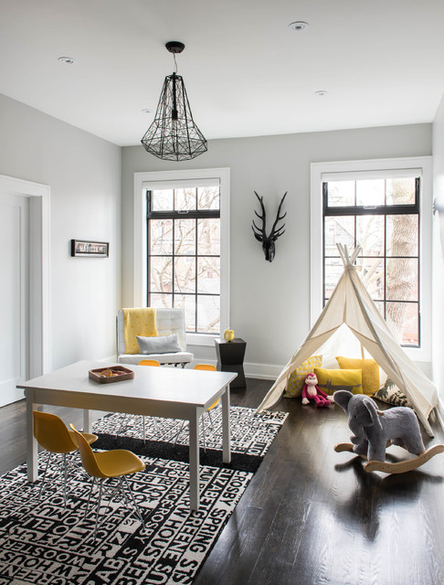 Toronto Victorian Conversion contemporaneo-dormitorio-infantil