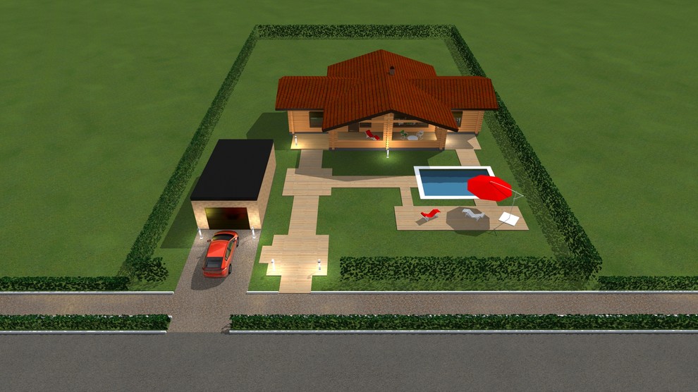 Коттедж. Сруб.