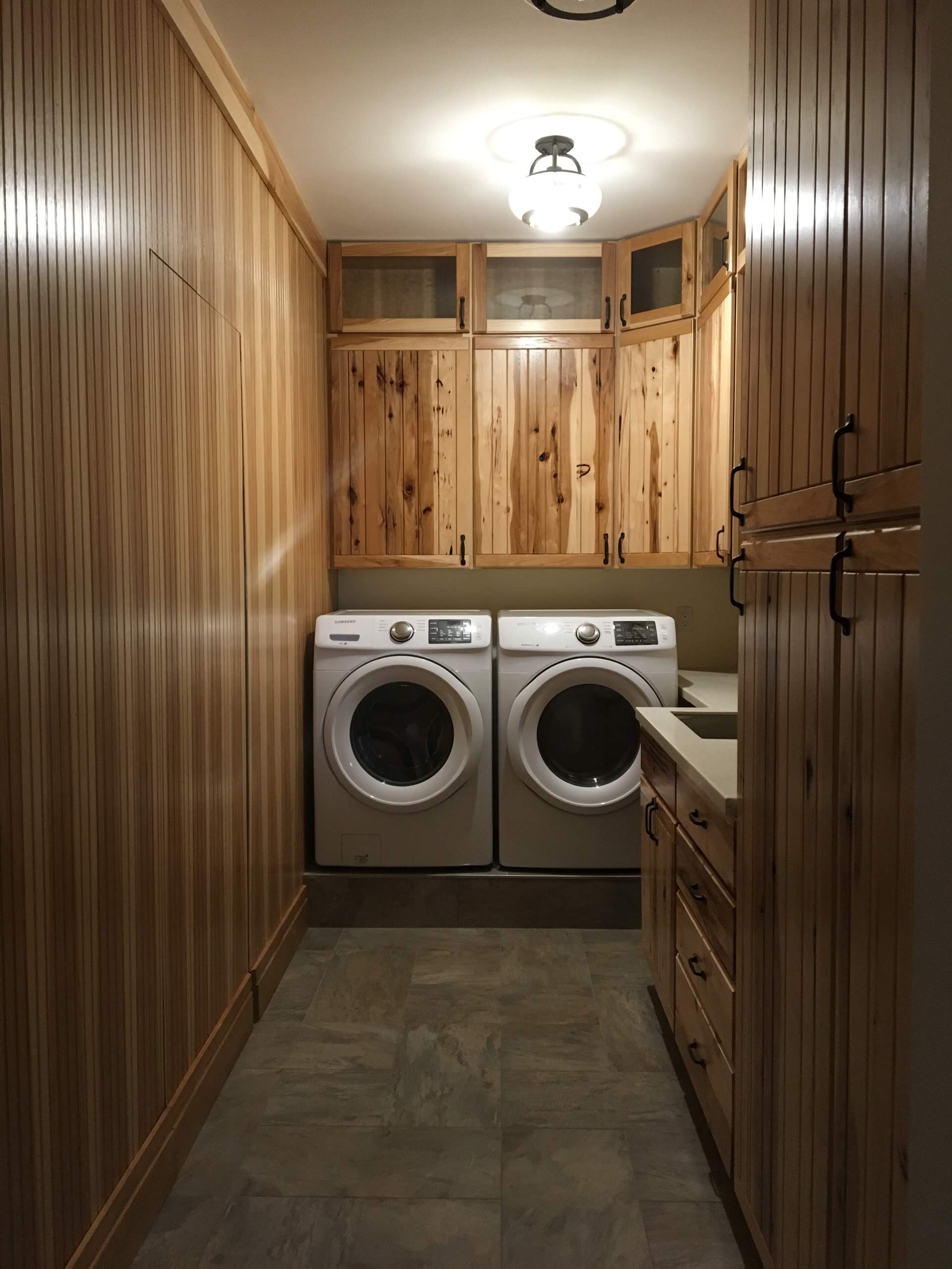 Lodge Laundry, Guest Bath, Master Bath
