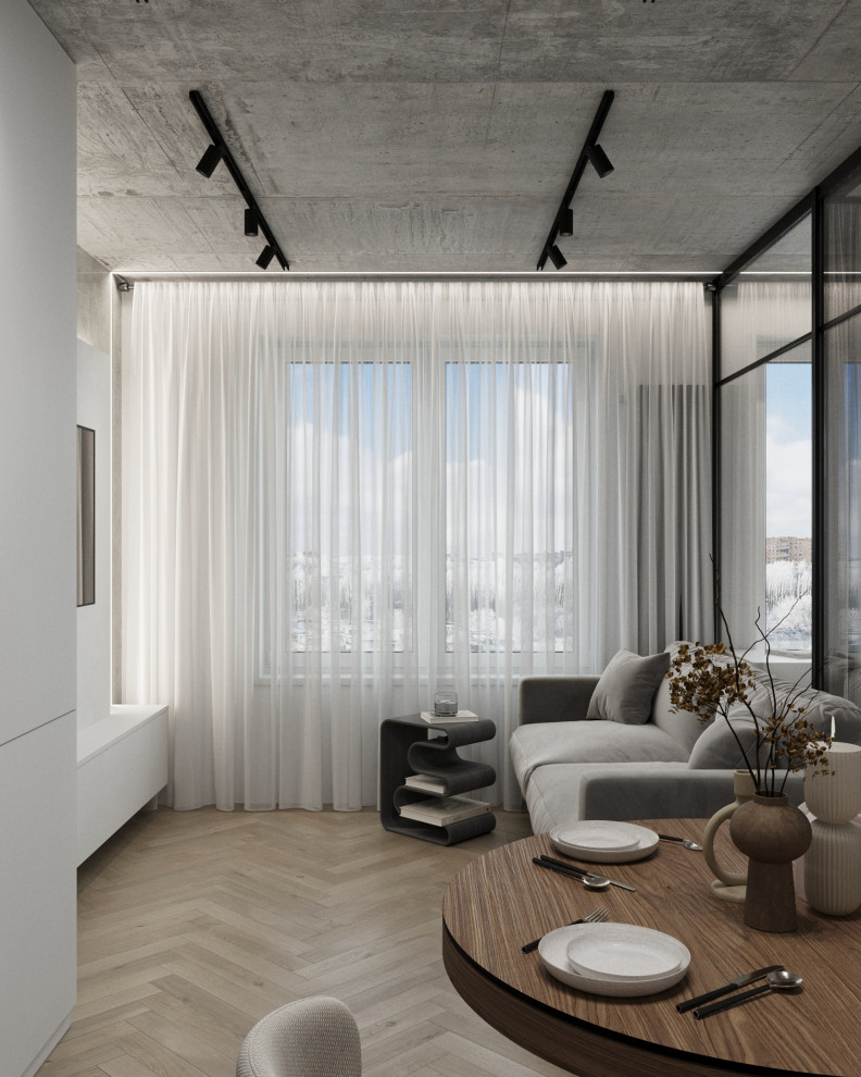 Кухня-гостиная в ЖК Западный Луч