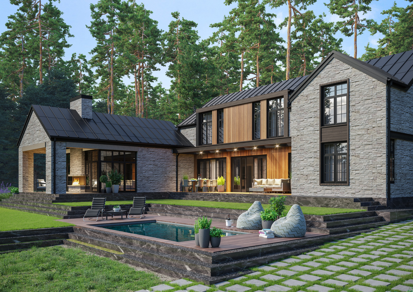 Дом на берегу реки Юхоть