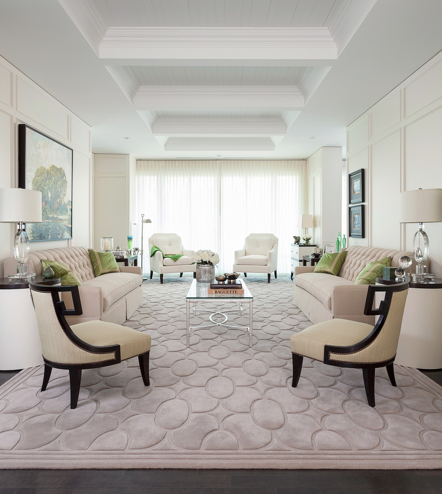 Inspiration for a transitional formal living room in Toronto.