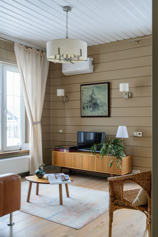 Уютный дом в скандинавском стиле с нотками английской классики