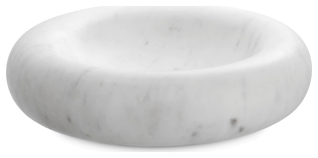 Stoneware Decorative Bowl L, Eichholtz Lizz, White