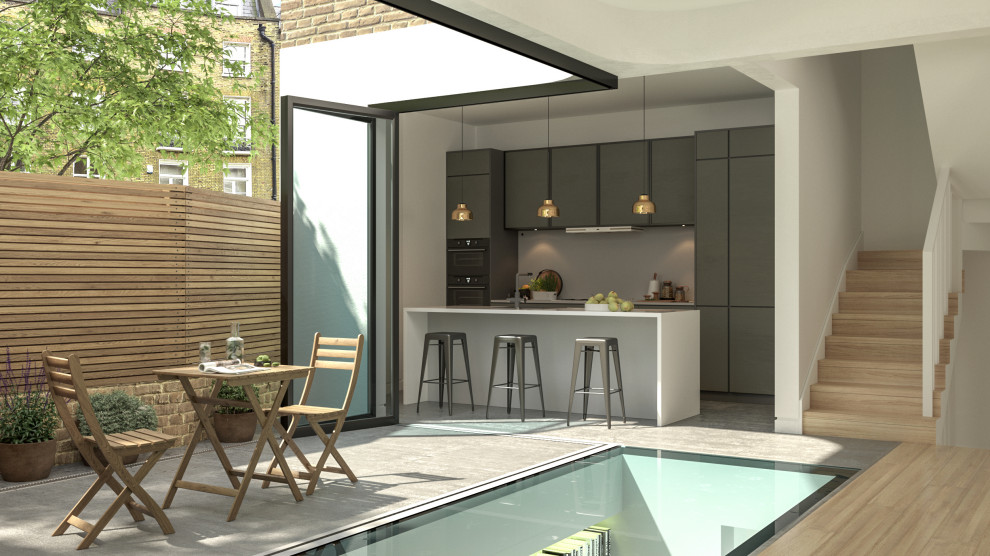 Квартира в здании Викторианской эпохи (визуализация)