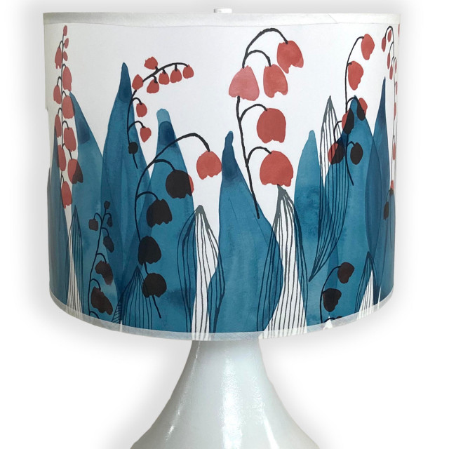 Lily of the Valley Lampshade, 12" Lampshade