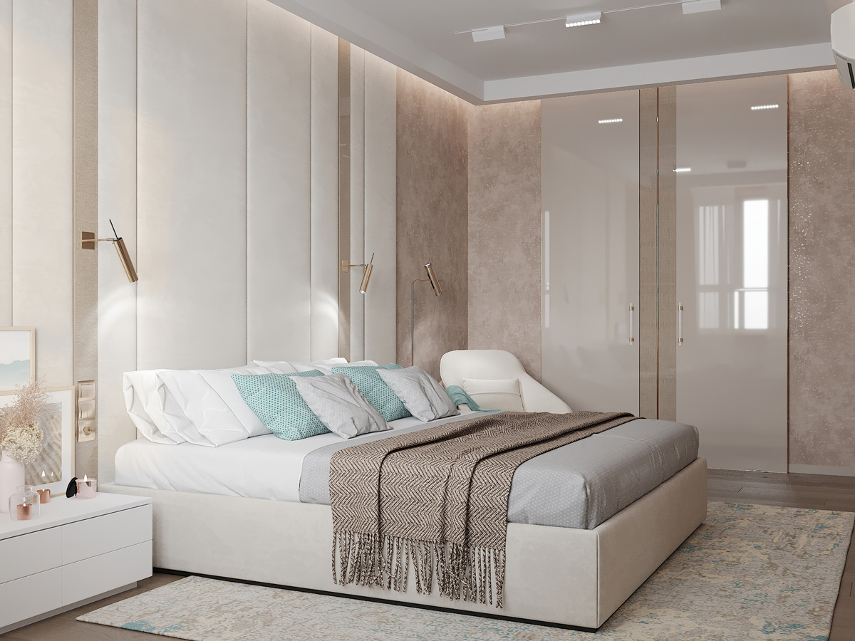 Современный дзен. ЖК Переулок Бульварный. Визуализация.