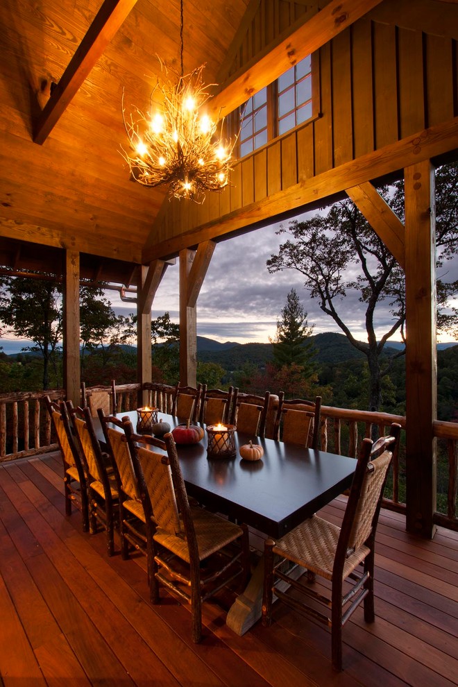 Cashiers Update - Rustic - Porch - Other - by Morgan-Keefe Builders ...
