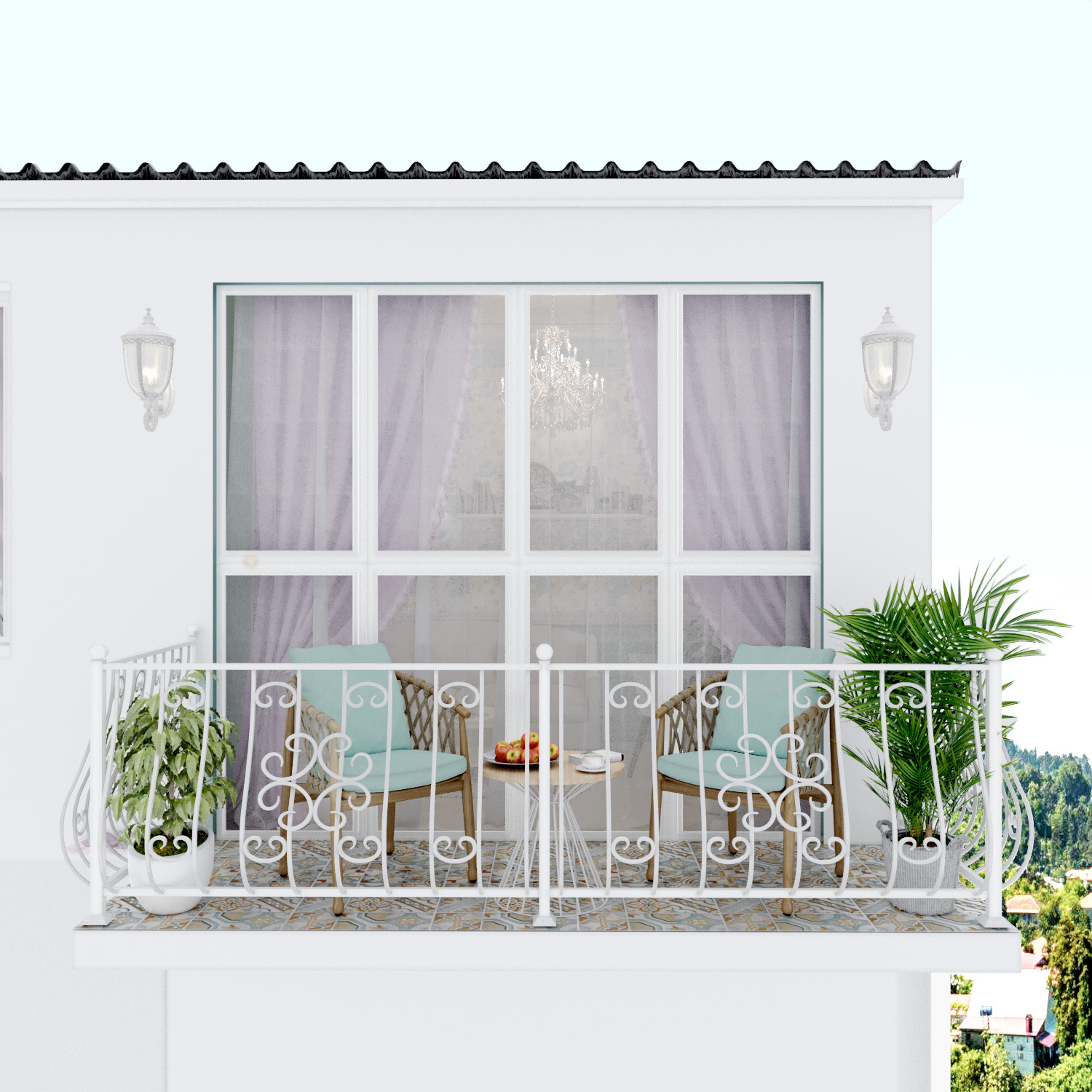 Interior Design in provice style