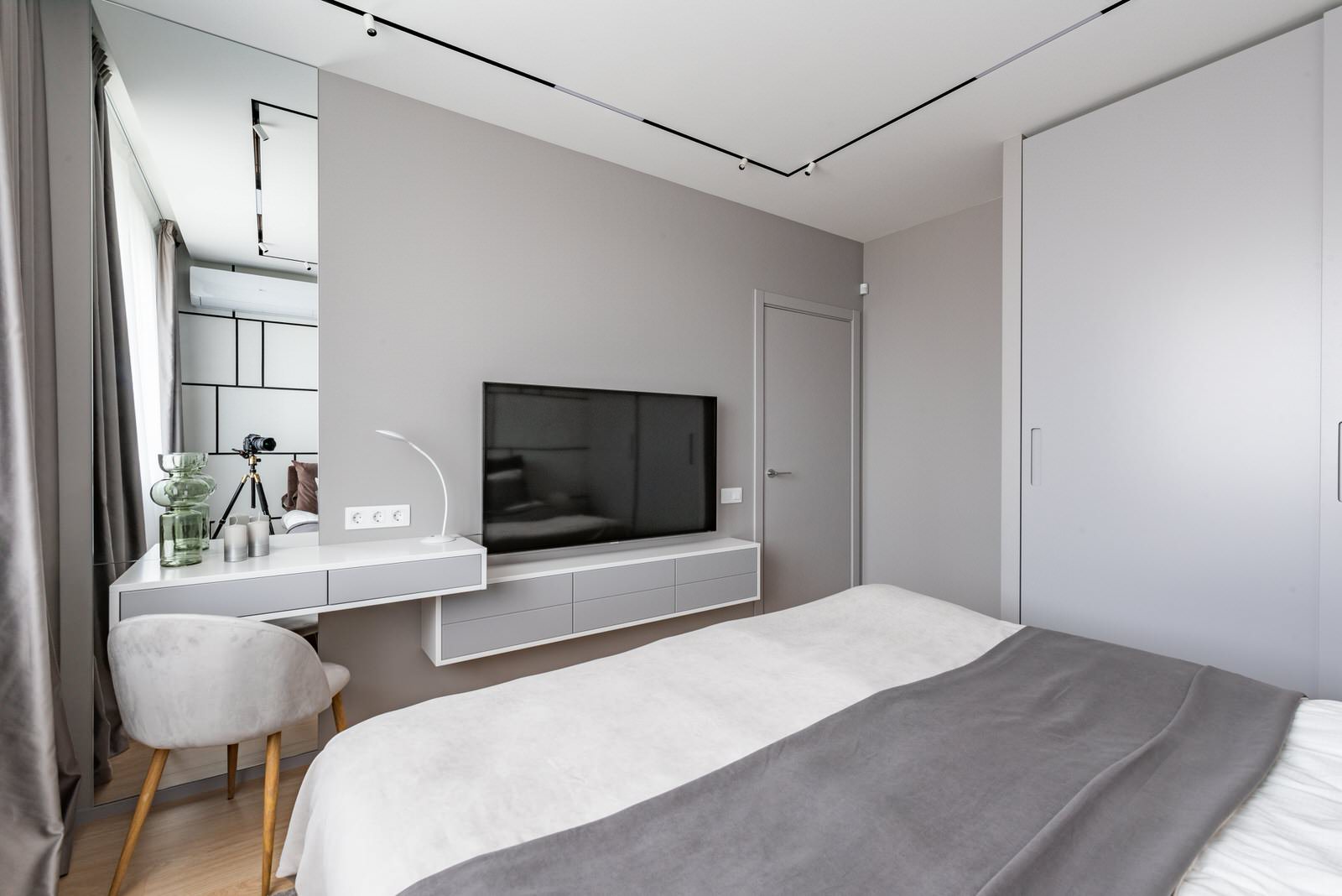 Не скучный серый. Квартира г. Минск