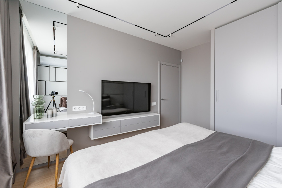 Не скучный серый. Квартира г. Минск