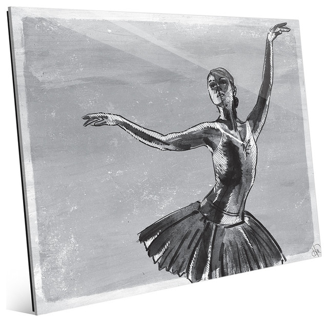 Elegant Ballet Pose Wall Art Print Contemporary Prints And Posters