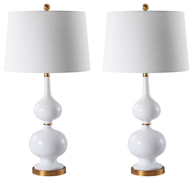 Safavieh Myla Table Lamp Set Of 2, Gold Table Lamp Sets