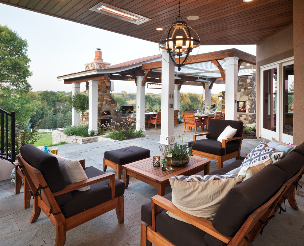 Patio - huge transitional patio idea in Minneapolis