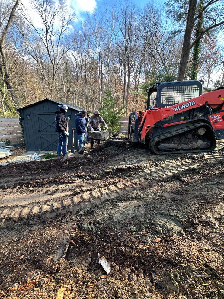 Conservation and rain gardens landscape
