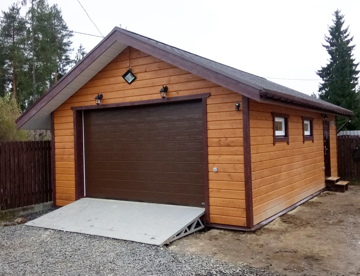 Каркасный гараж Агат