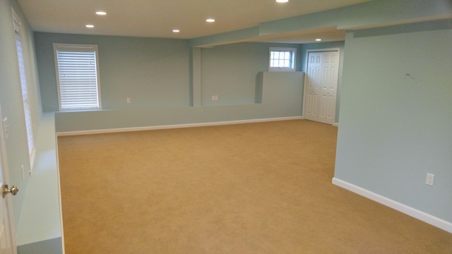 Basement Remodel - Oxford MA contemporary-kaellare