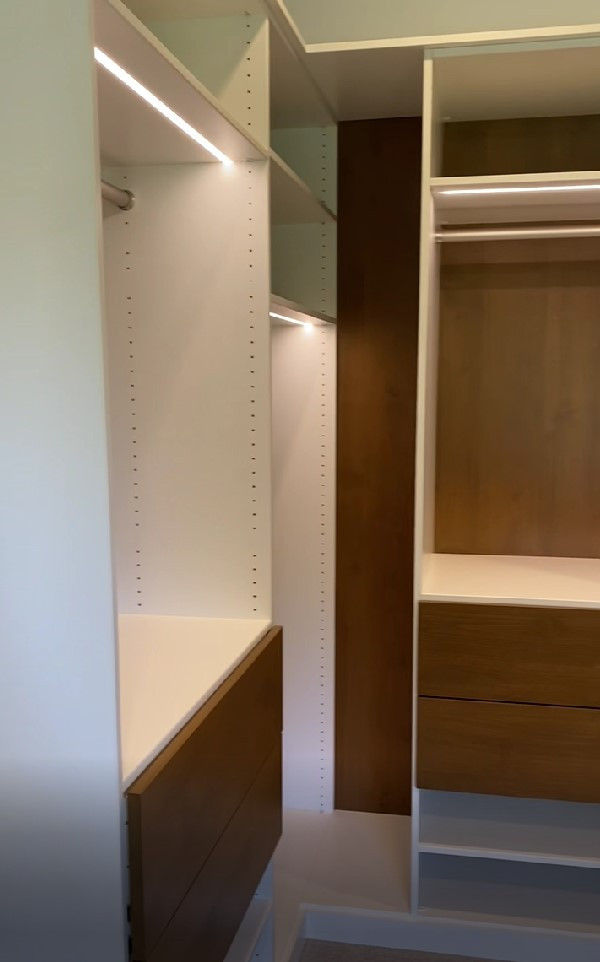 This is an example of a midcentury wardrobe in Denver.