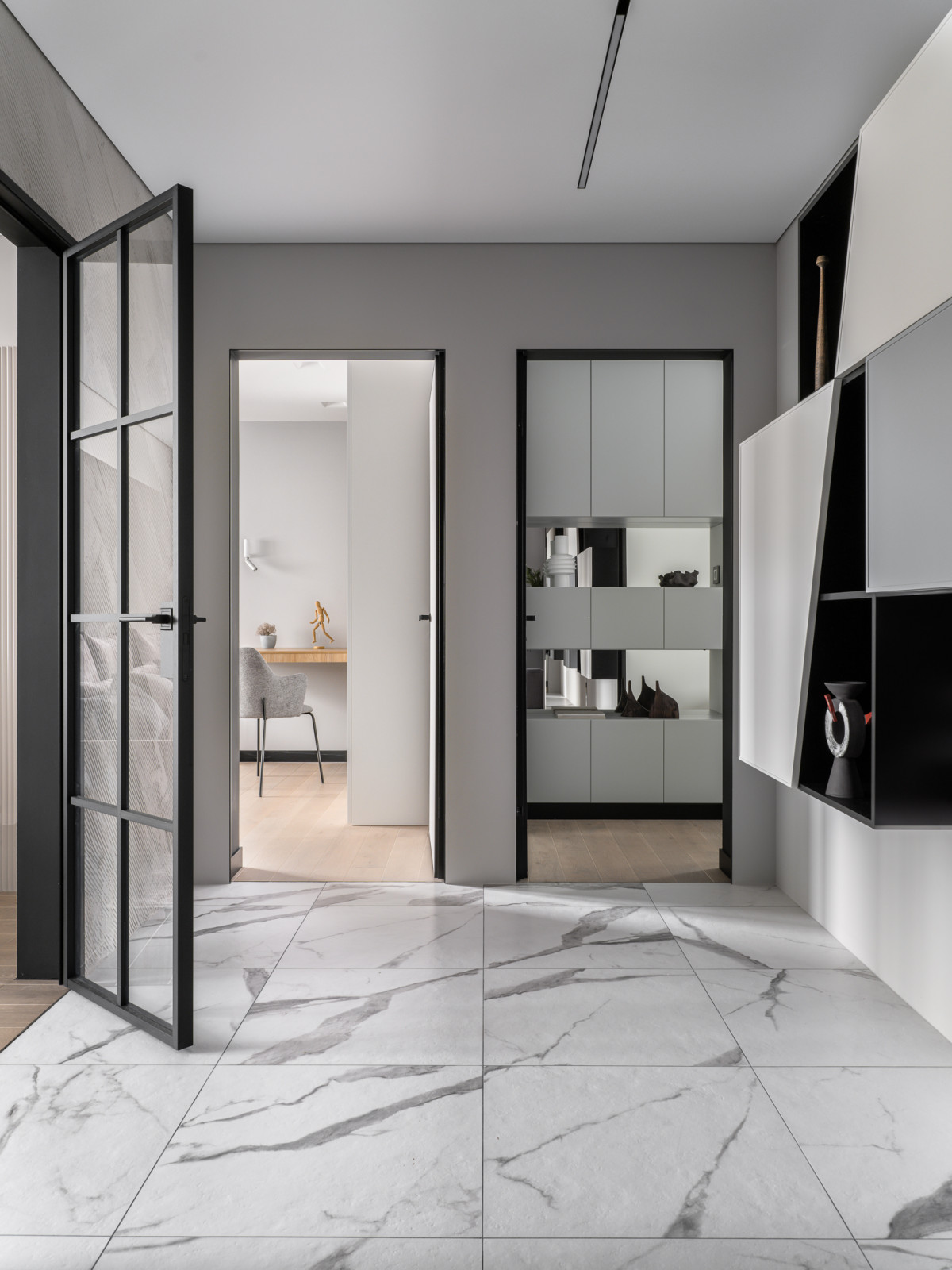 Интерьер типовой трехкомнатной квартиры в доме серии П-3