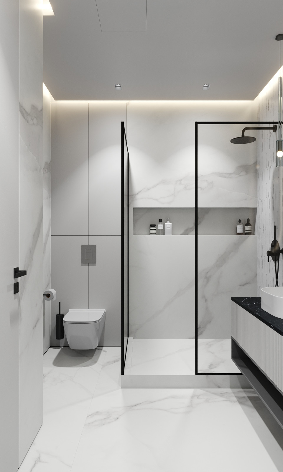 Дизайн интерьера квартиры в современном стиле в ЖК Небо