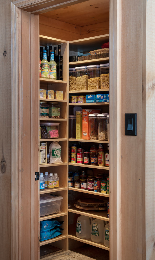 Mountain style kitchen photo in New York