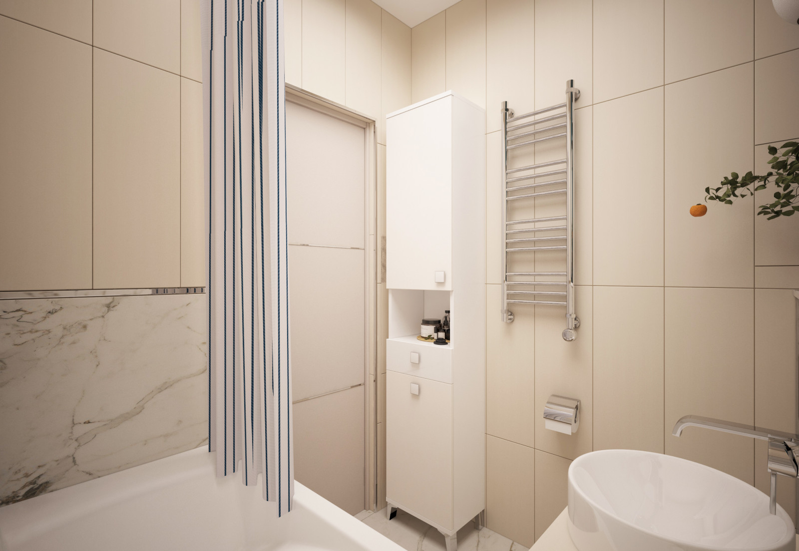 Интерьер ванной комнаты