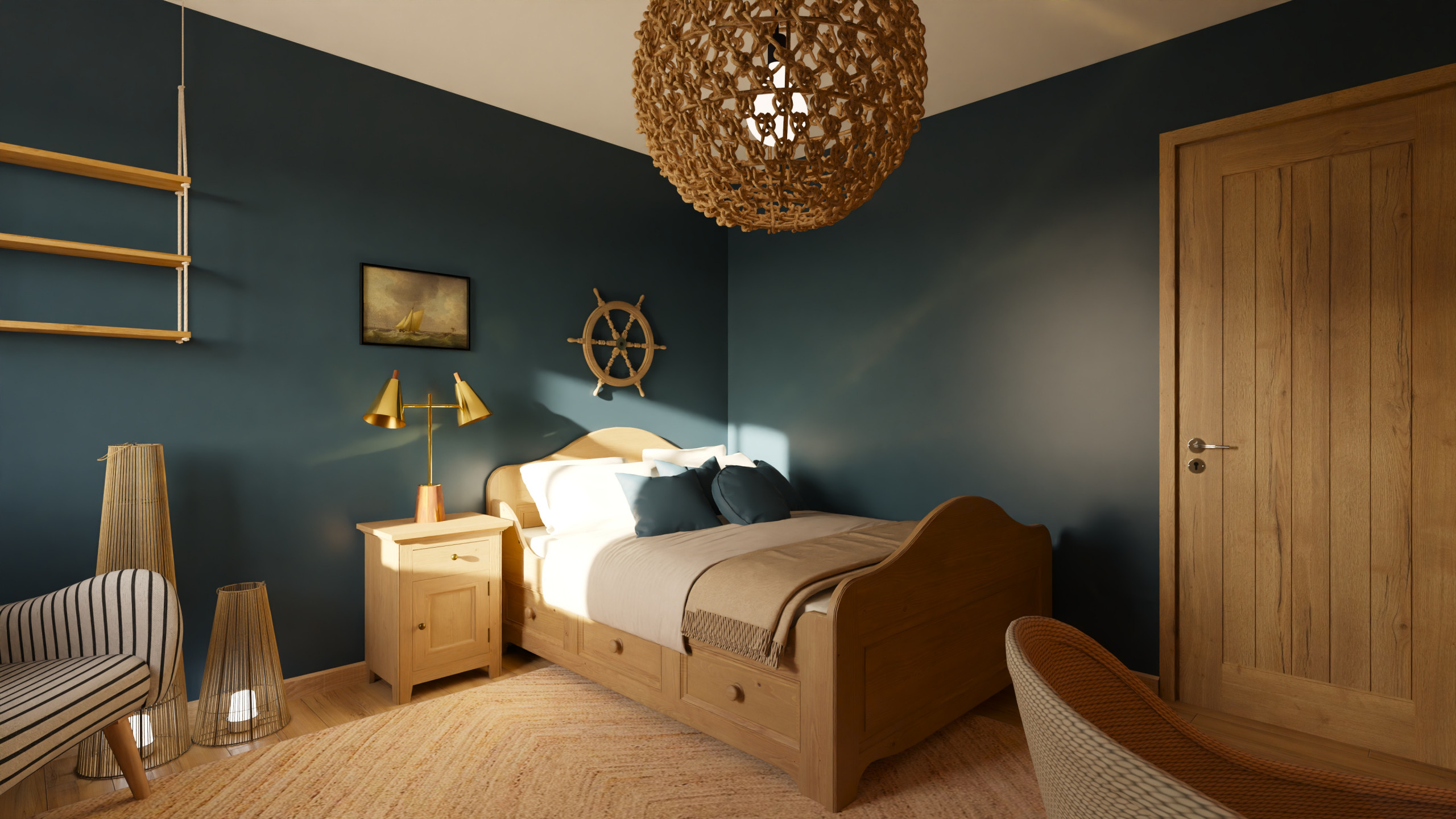 Modélisation Chambre adolescent noble