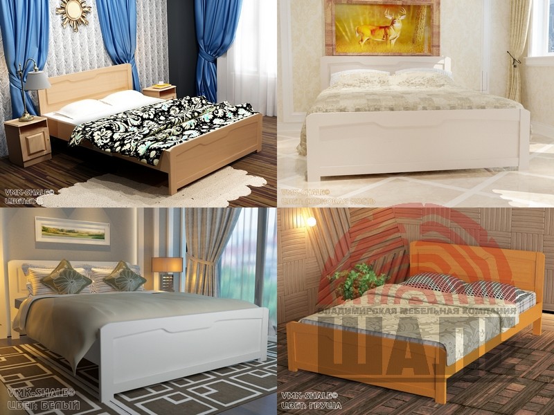 Кровати из массива сосны