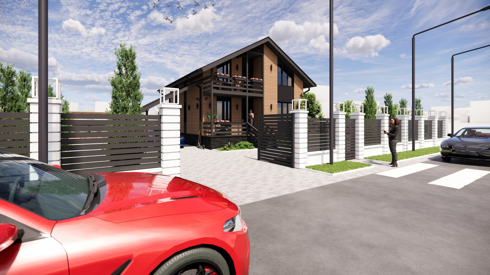 Дом из профильного бруса