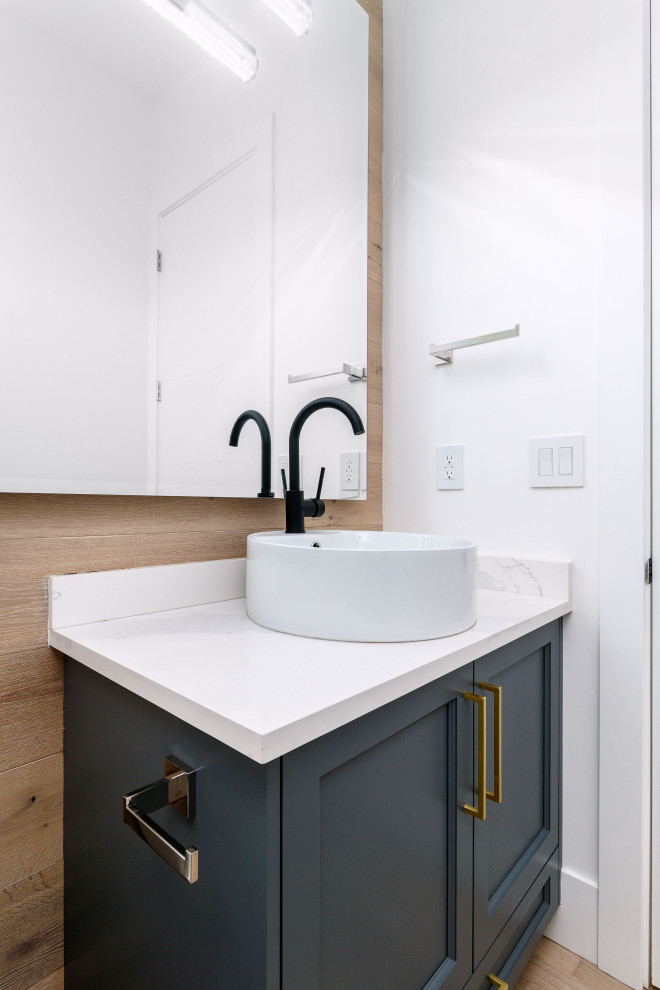 Inspiration for a transitional home design remodel in Vancouver