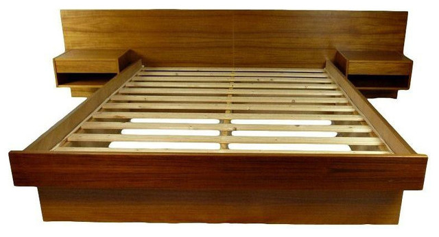 Danish Teak Queen Size Platform Bed