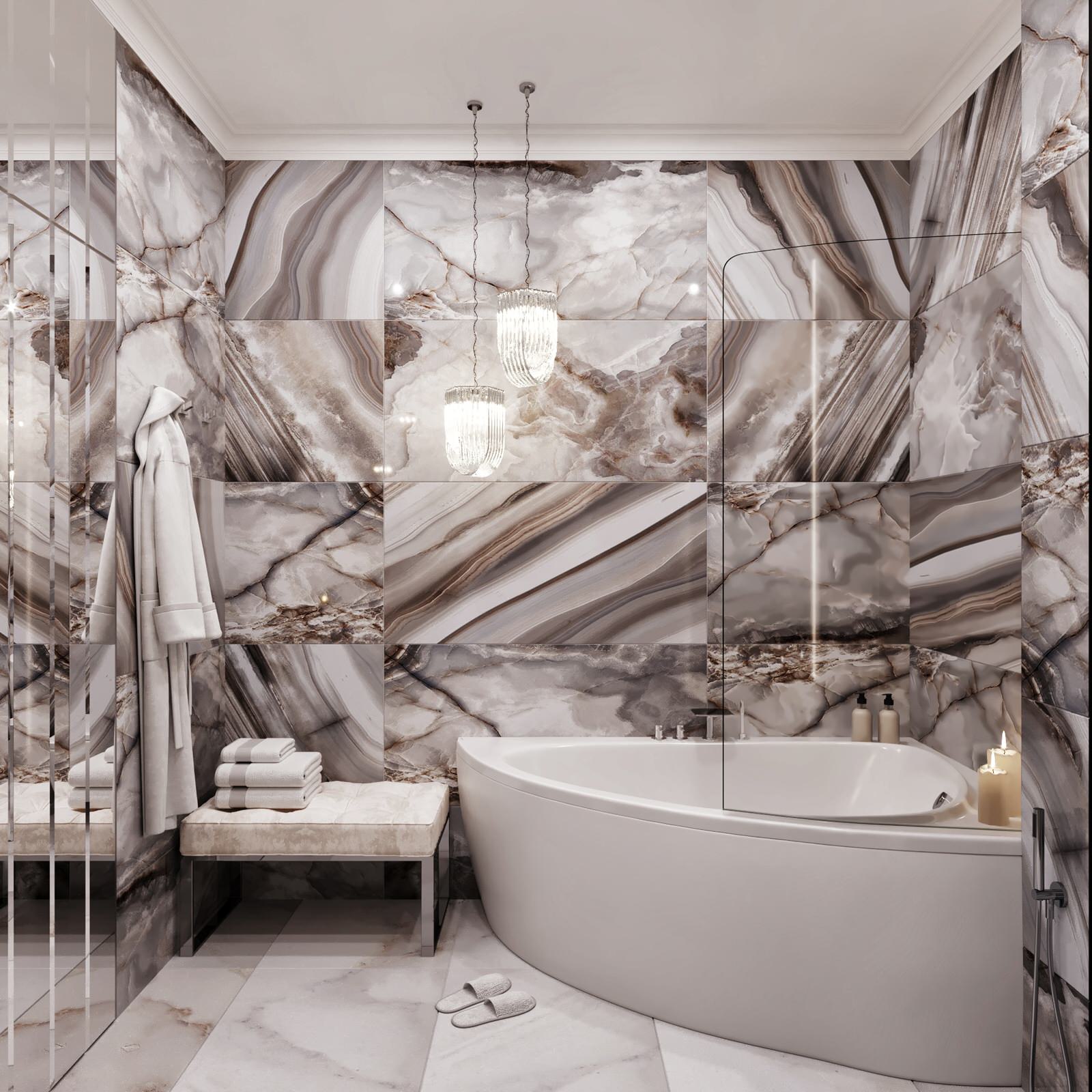 Трехкомнатная квартира площадью 120 м2. Современная классика.